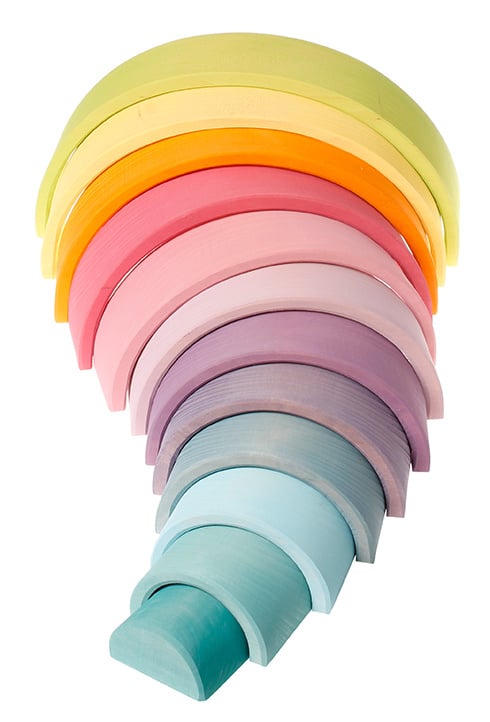 Grimms grote regenboog pastelkleuren