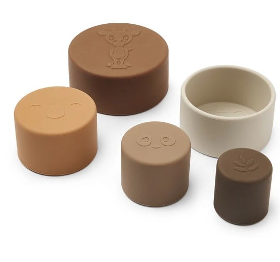 Silicone stacking tower