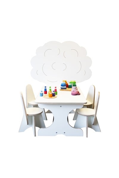 # Boomzit tafel met 4 stoeltjes Apollo