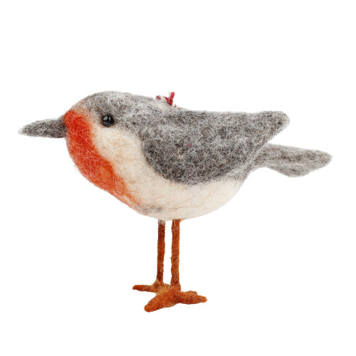 Set of 20 felt garden birds Fairtrade