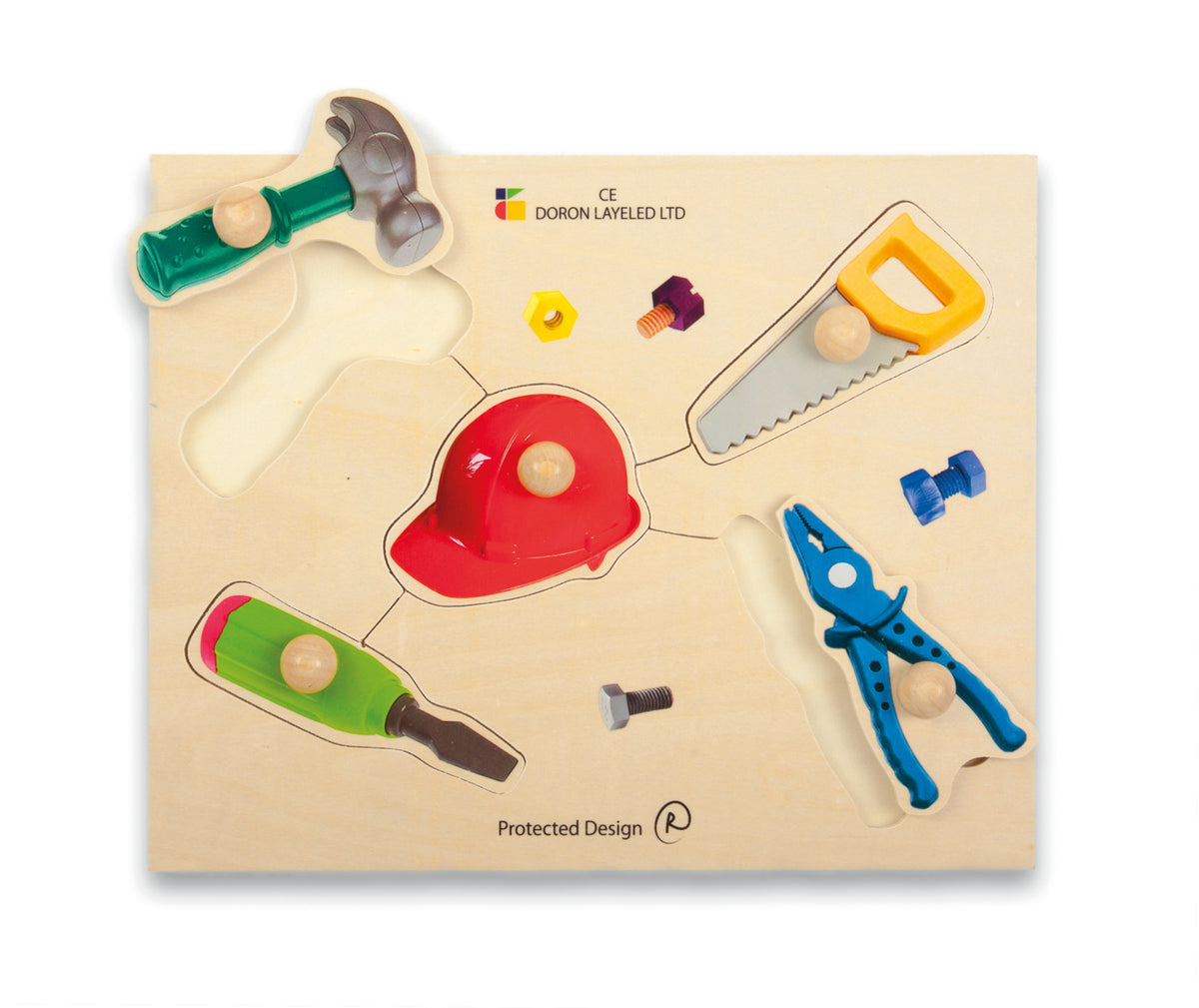 Houten puzzel Gereedschap