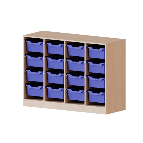 Ergotray Classroom Cabinet with 16 Drawers (L)