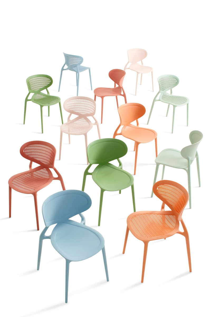Stackable plastic chair Angel