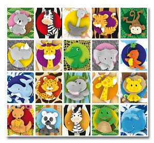 Reward Stickers Hand-drawn Cute Wild Animals