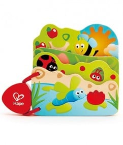 # Babyboekje hout Kriebelbeestjes