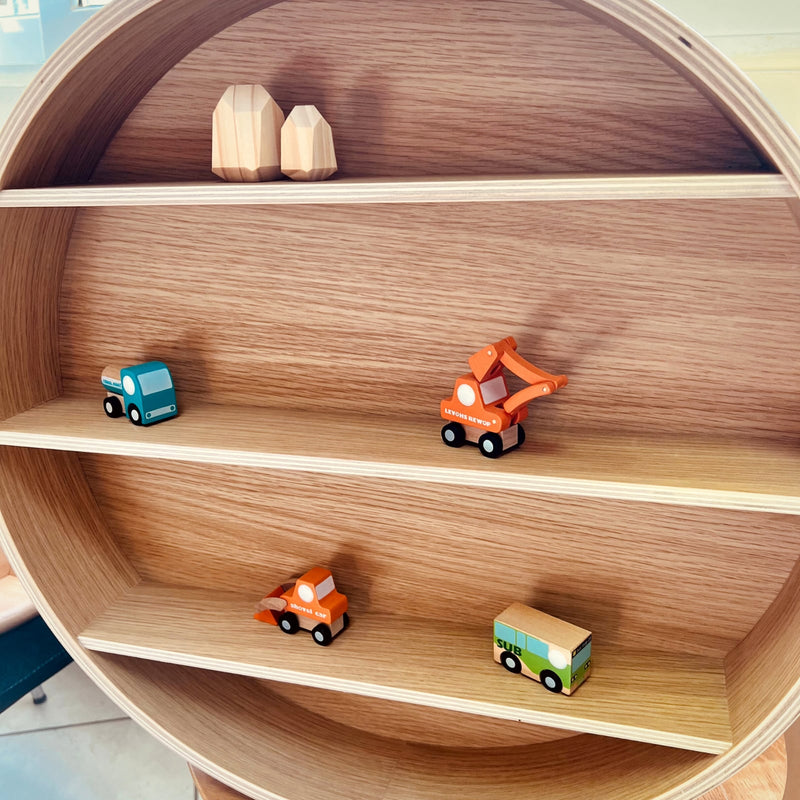 # Round open cabinet