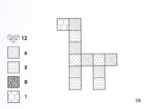 Task cards for colored cubes