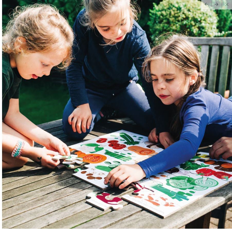 Vegetable floor puzzle, 48 pieces