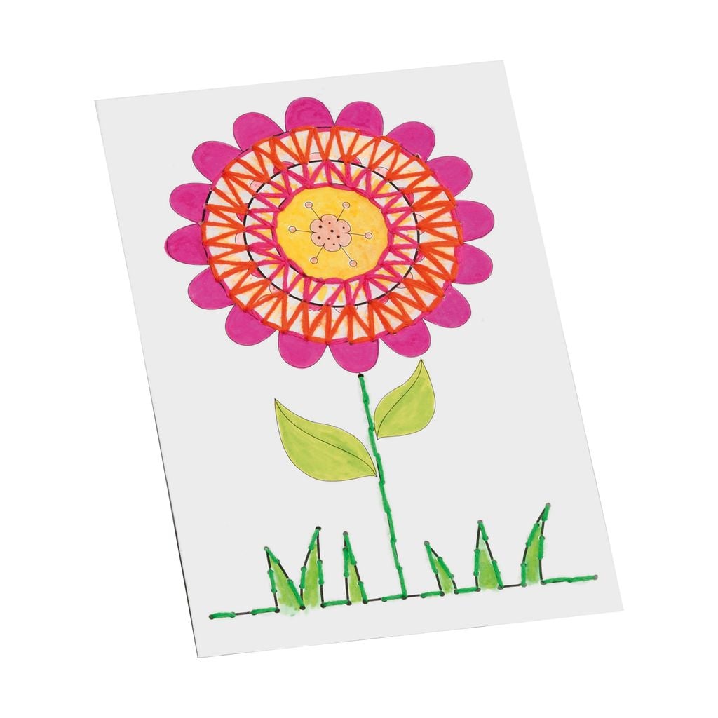 Pricking and embroidery cards
