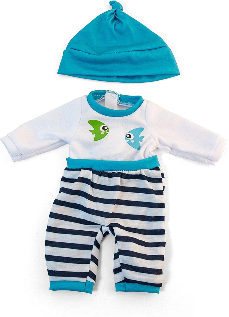 Winter pajamas 32 cm, doll clothes