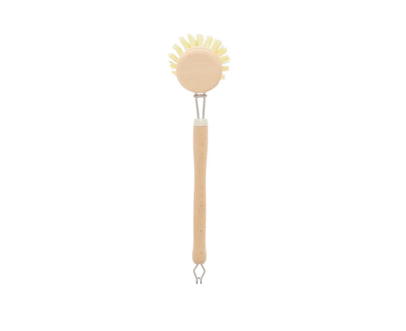 Wooden dish brush made of beechwood