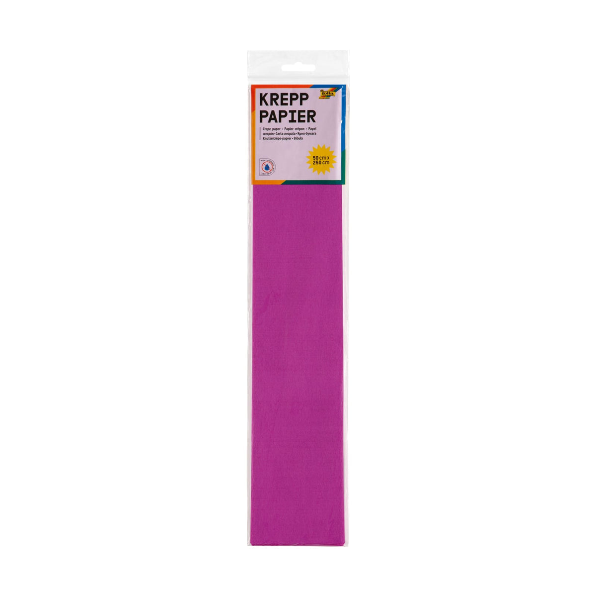 Crepe paper cyclamen