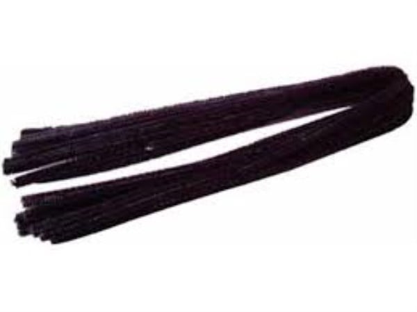 Chenille wire 8 mm black