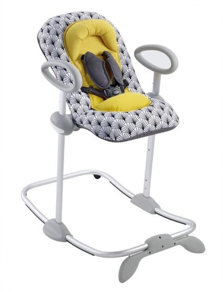 Beaba Transat Up & Down III Bouncer yellow/palm trees