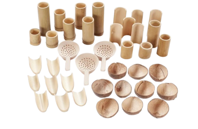 # Natuurlijke speelset, 39-delig