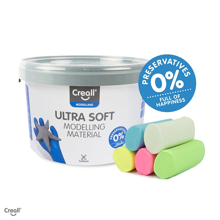 Creall Ultra soft 1100 gr. assorted neon
