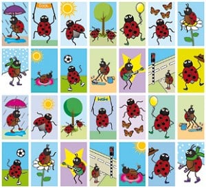 Ladybug Reward Stickers