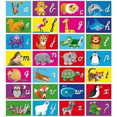 Reward stickers Alphabet writing letters