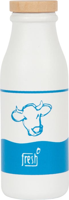 Krat met 10 melkflesjes