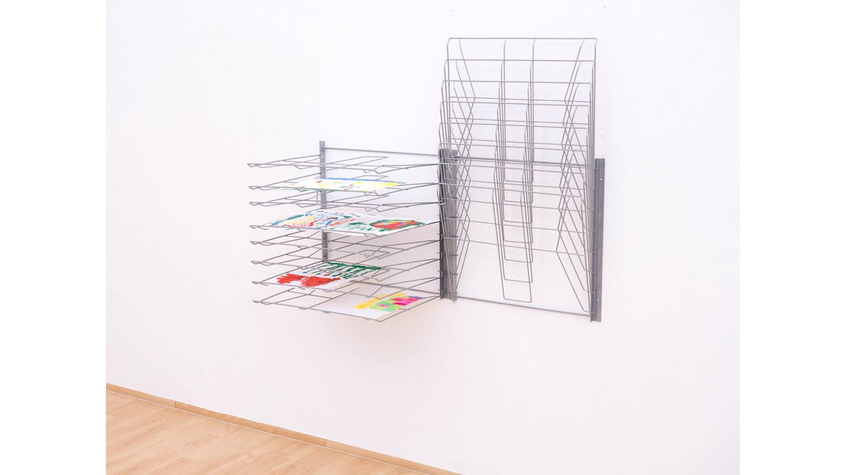 Wall-mounted drying rack, 2-part