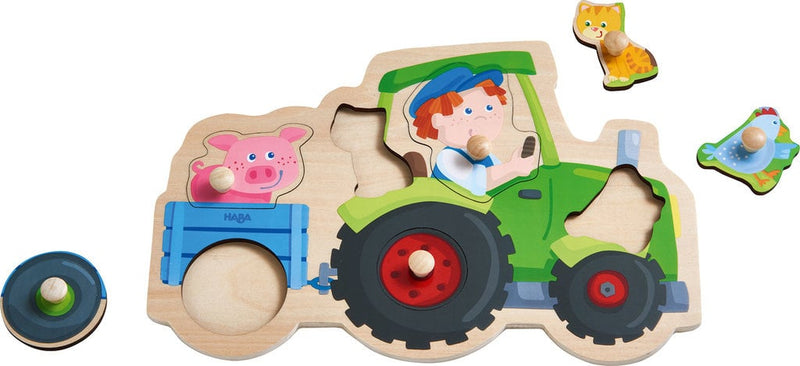 Tractor peg puzzle