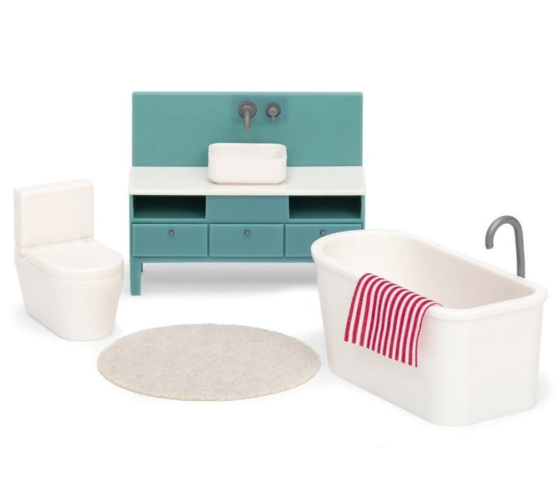 Bathroom set dollhouse