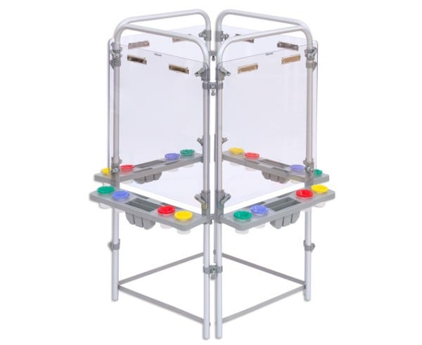 Four-sided easel