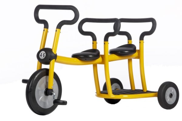 Pilot yellow tricycle 2 seats tricycles