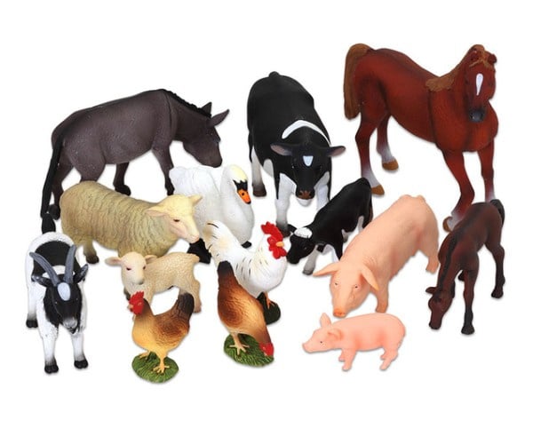 Farm Animals 14-piece