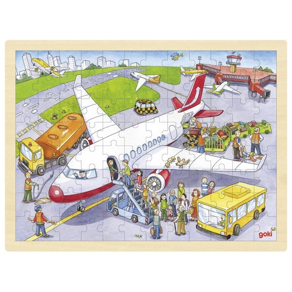 Puzzle, At the Airport, 96 pieces