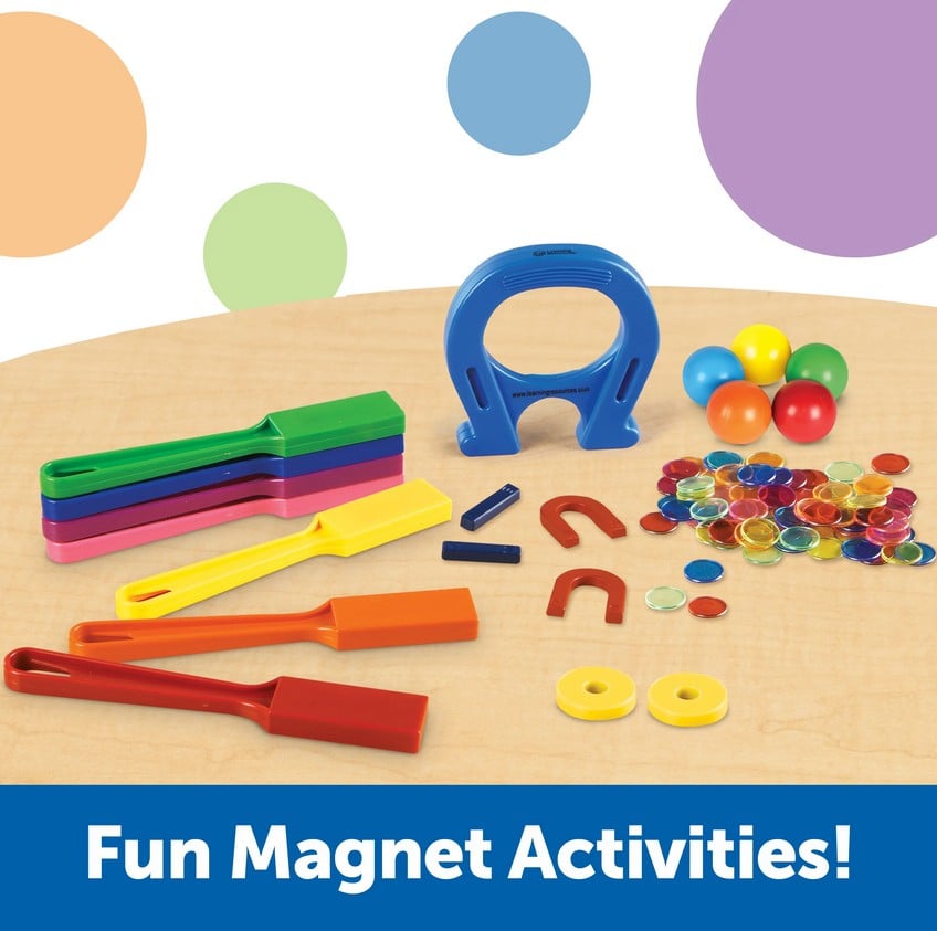 Learning Resources Super Magnet Lab Kit (119-piece)