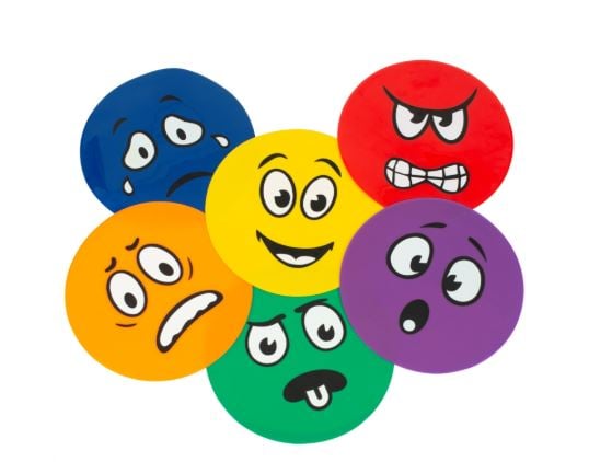 Emotion base plates, set of 6