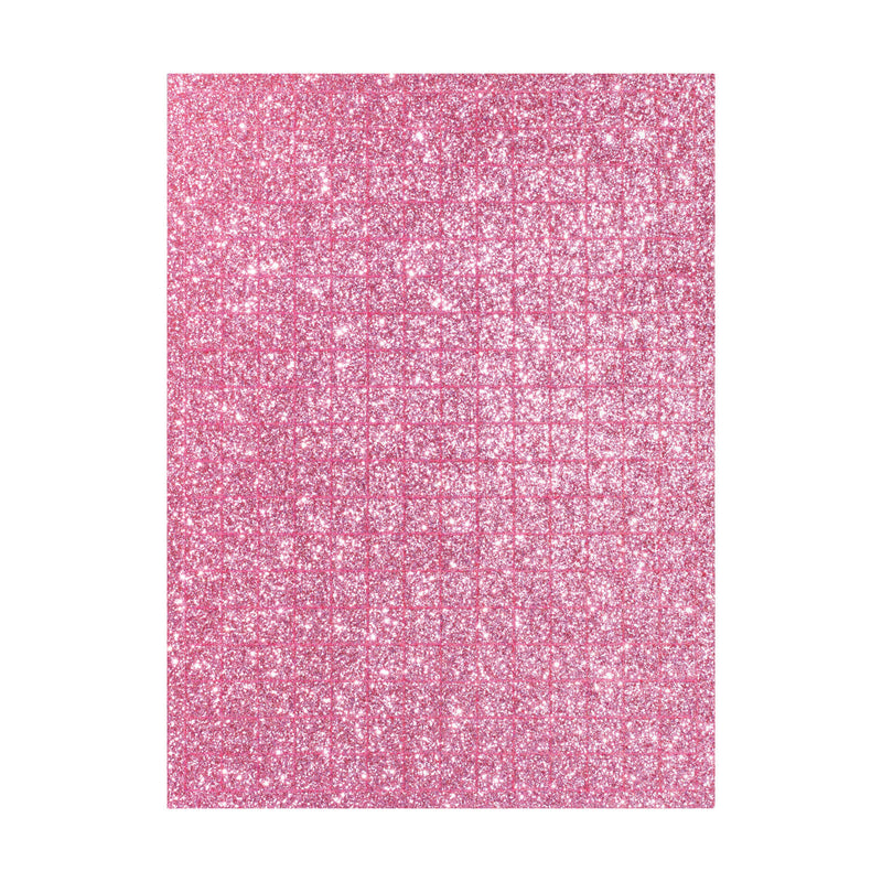 Knutselrubber Mozaiek Glitter, 15 x 20 cm, 6 vel, 6 kleuren ass.