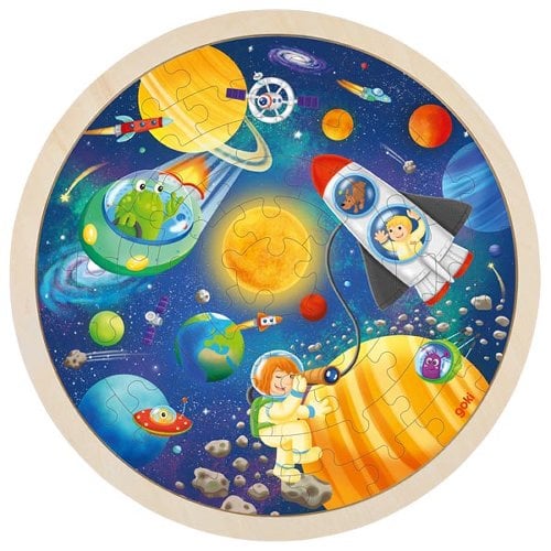 Space inlay puzzle