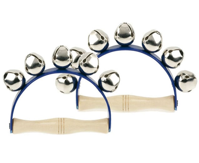 Bubble garland with 5 bells
