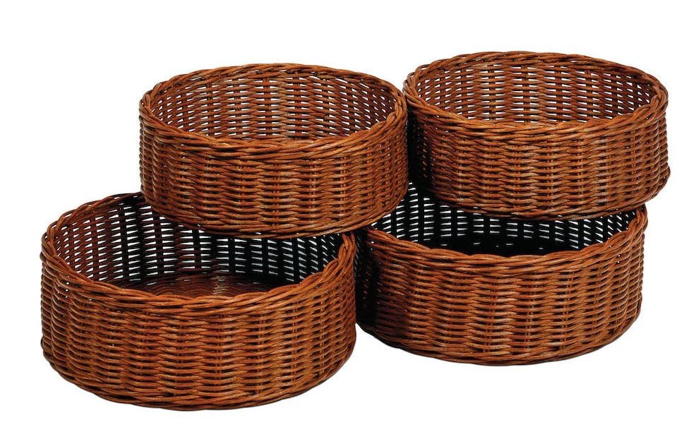 Set of 4 round baskets