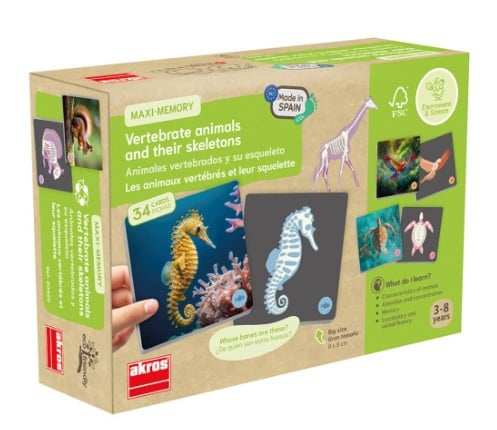Maxi memo Vertebrates and their skeletons