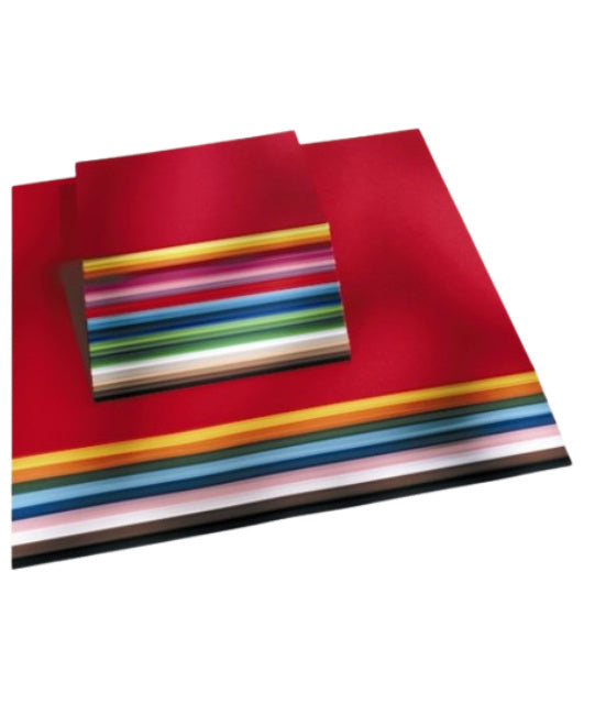 Dik Engels karton 300 gr. 50 x 70 cm 100 vel 10 kl. ass.