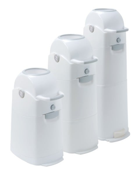 DiaperChamp Medium white/silver