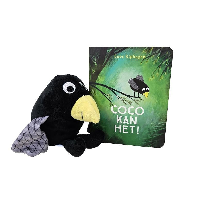 # Coco Can Do It! board book with plush Coco
