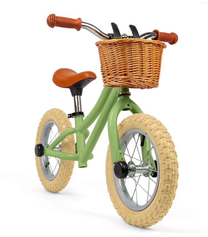 Loopfiets voor peuters, groen