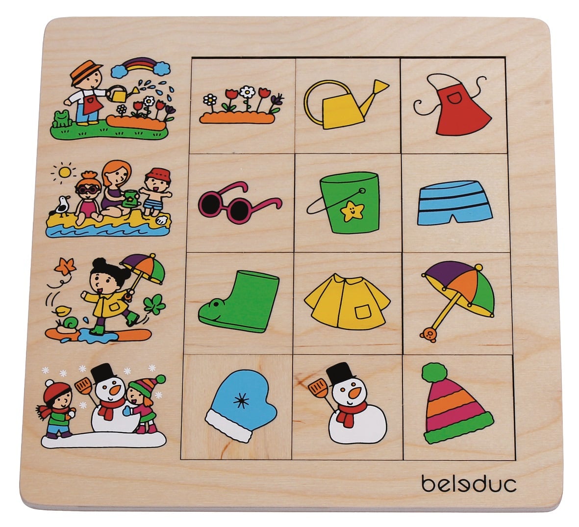 Seasons Sorting Puzzle, 12 pieces