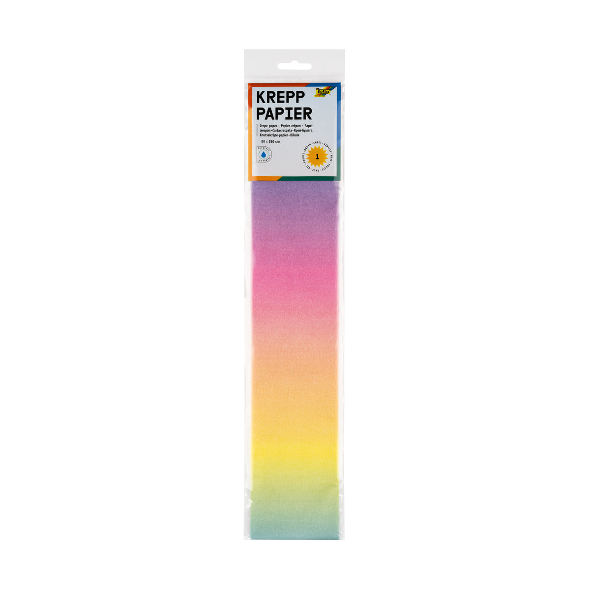 # Crepe Paper, Assorted Colours, 100 pieces