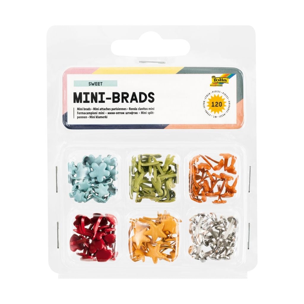 Split pins colored flowers