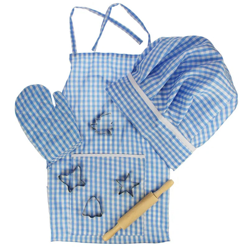 Complete chef's set blue, 8-piece