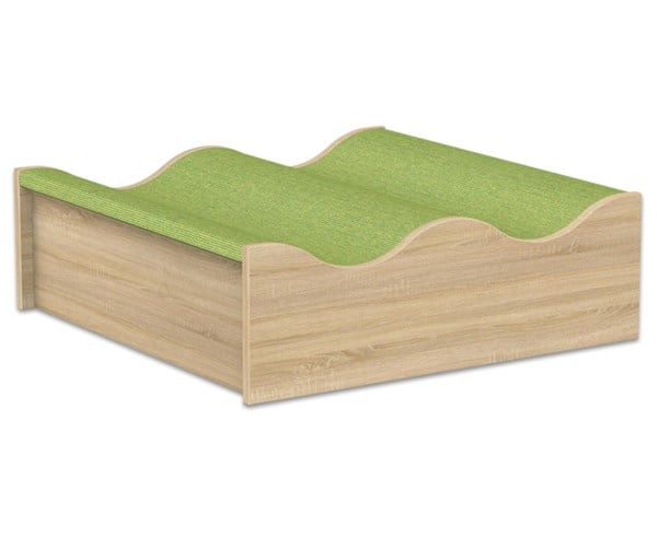# Podiumdeel dubbele golf 75 x 75 cm, hoogte 24 cm