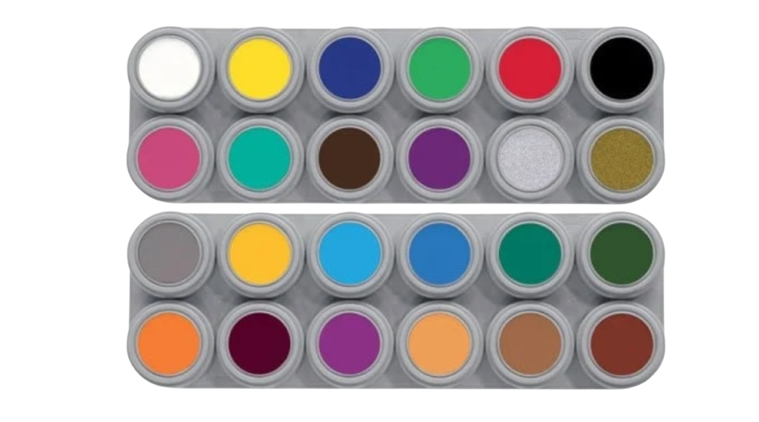# Grimas schmink 24 kleuren palet