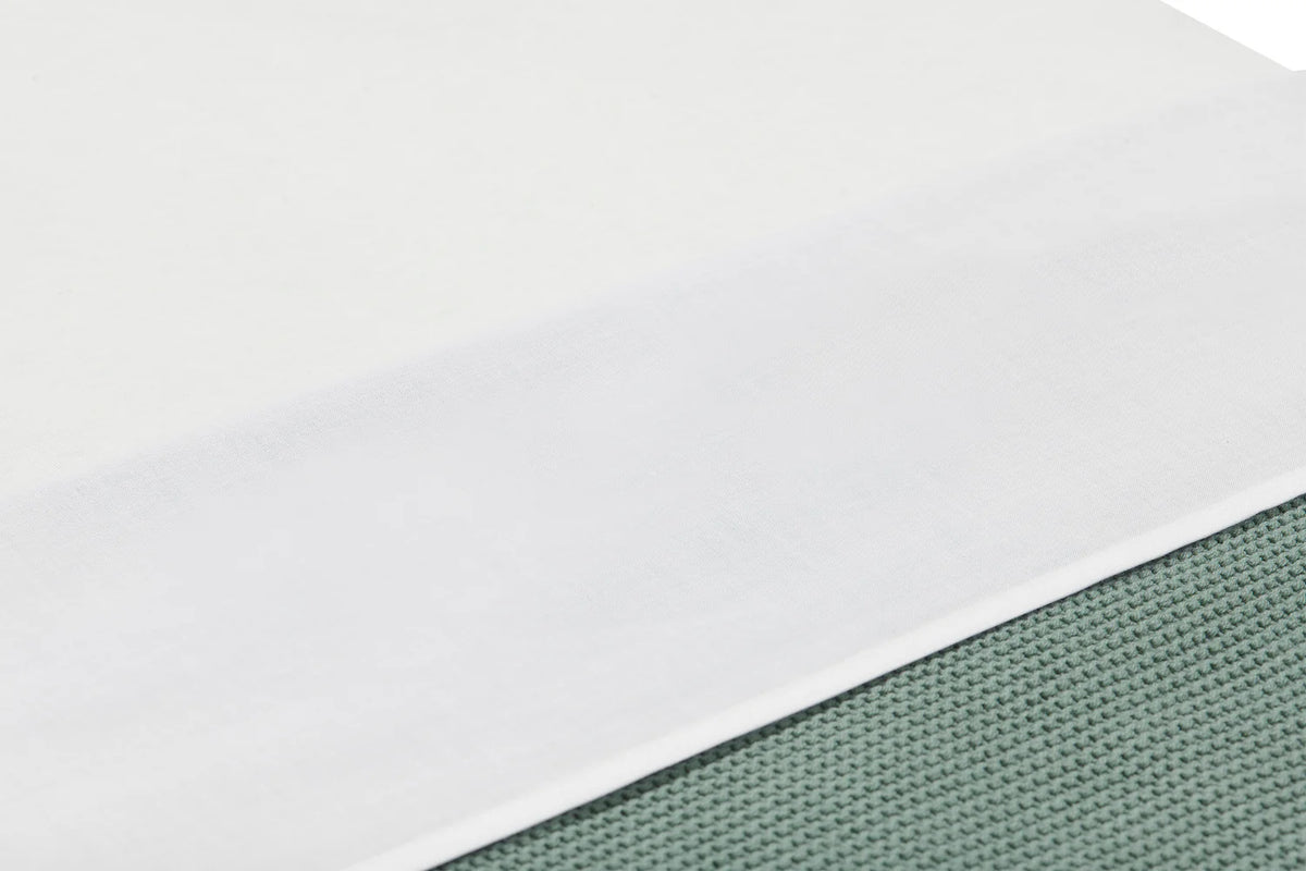 Recht laken 120x150 cm, wit