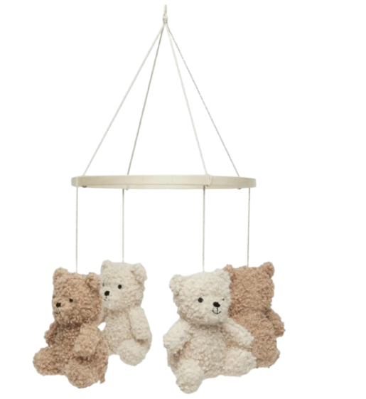 Babymobiel Teddy Bear, Naturel/Biscuit