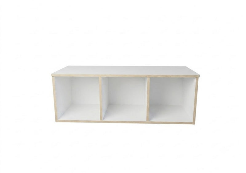 Pigeonhole unit, 3 columns, no plinth, 1 tier